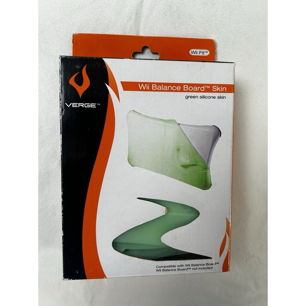 NIB Verge Wii‎ Balance Board Skin: Green Protective Silicone Skin